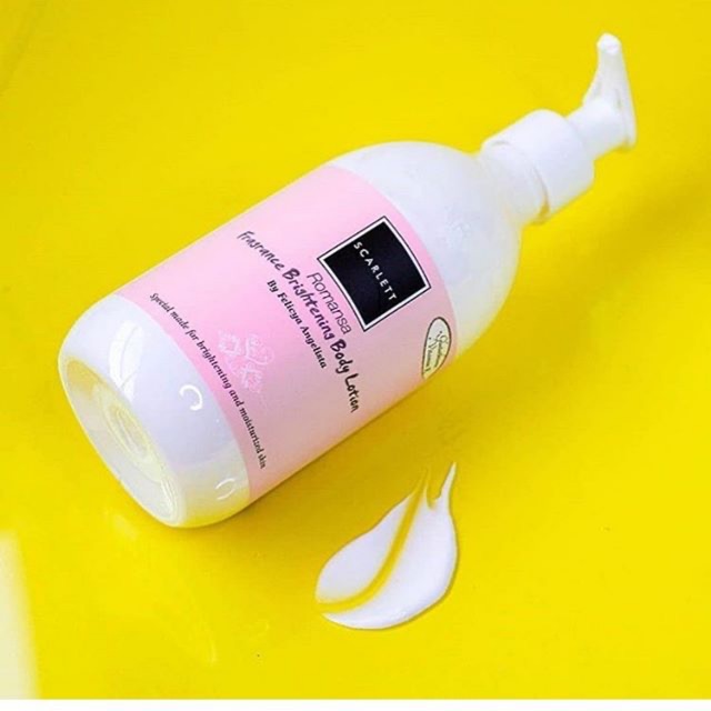 perbedaan body lotion whitening charming dan romansa